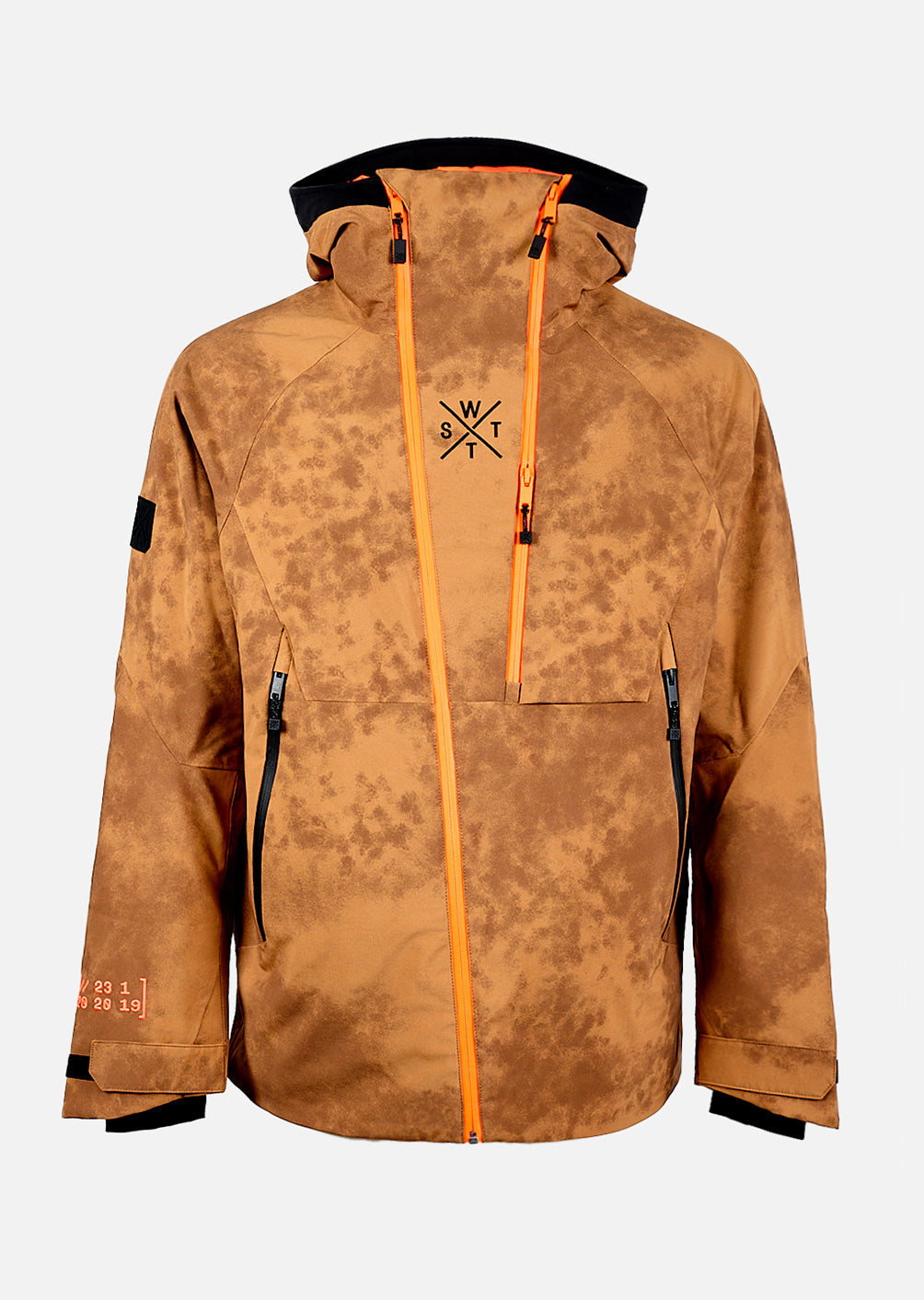 Venom Ski Jacket - Brown Tie Dye
