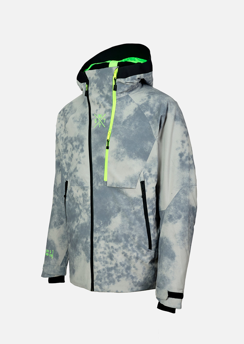 Venom Ski Jacket - Acid Wash Limestone