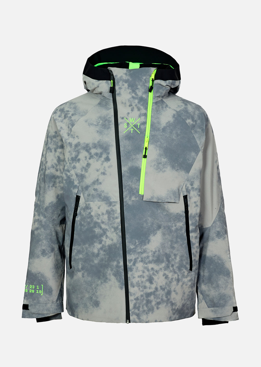 Venom Ski Jacket - Acid Wash Limestone
