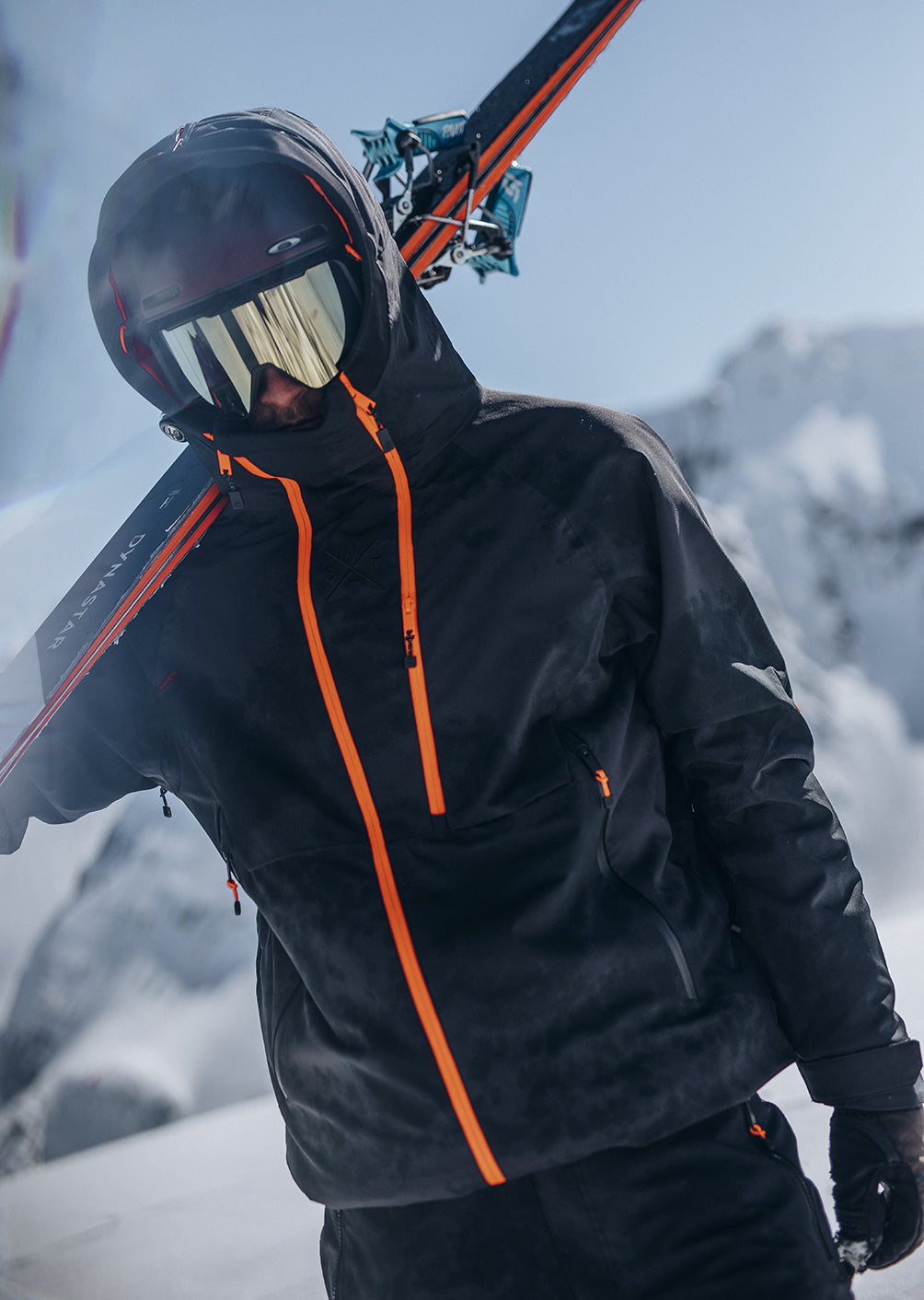 Venom Ski Jacket - Retro Dark Iron