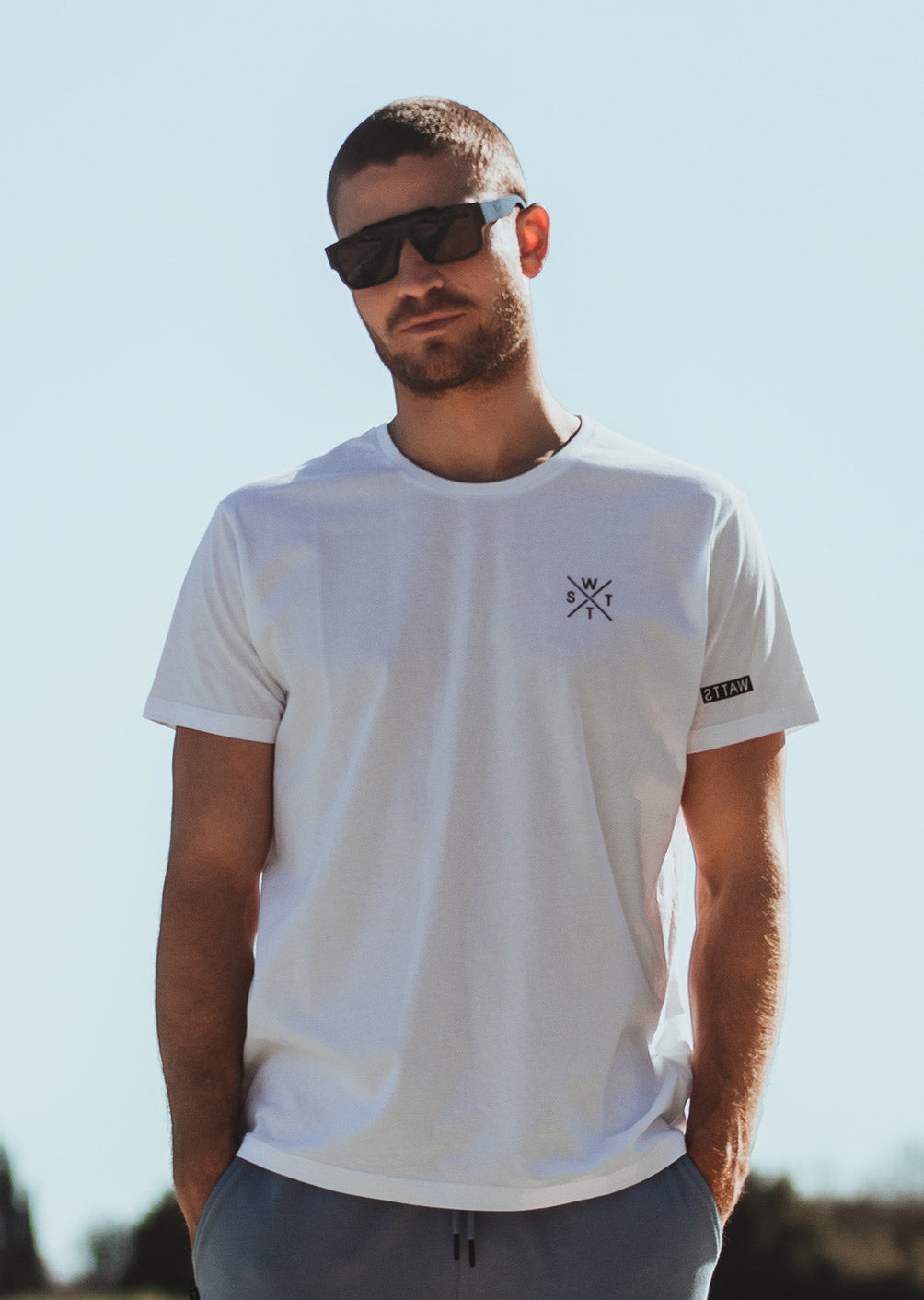 T-shirt Watts01 - Blanc