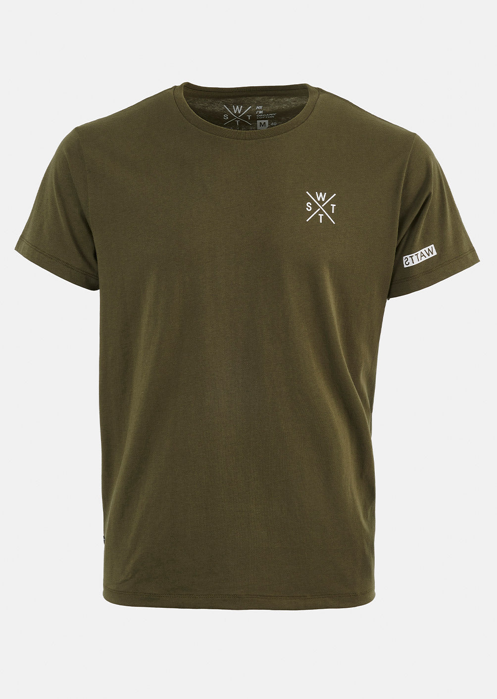 Watts Riots Shirt WATTS01 T-shirt - Khaki & White | WATTS – Watts-team