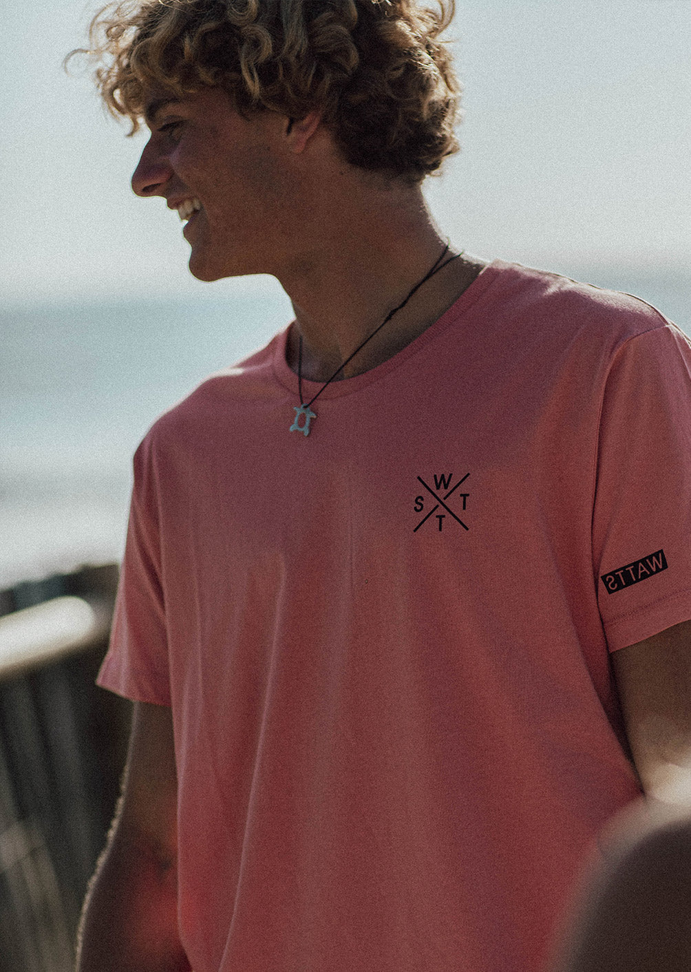 Watts01 T-Shirt - Terrakotta