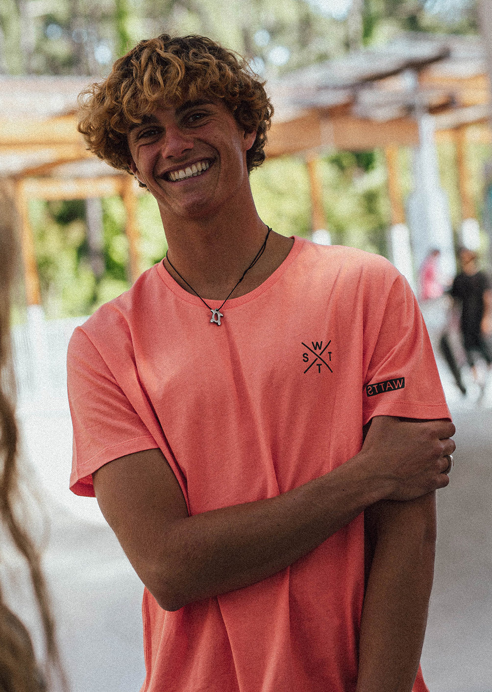 Watts01 T-Shirt - Terrakotta