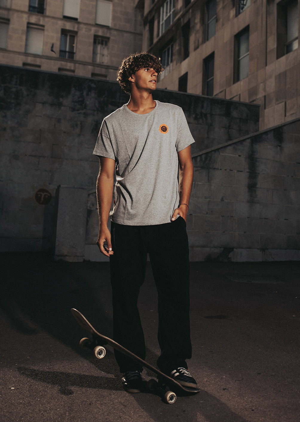 T-shirt Watts11 - Medium Misty Grey