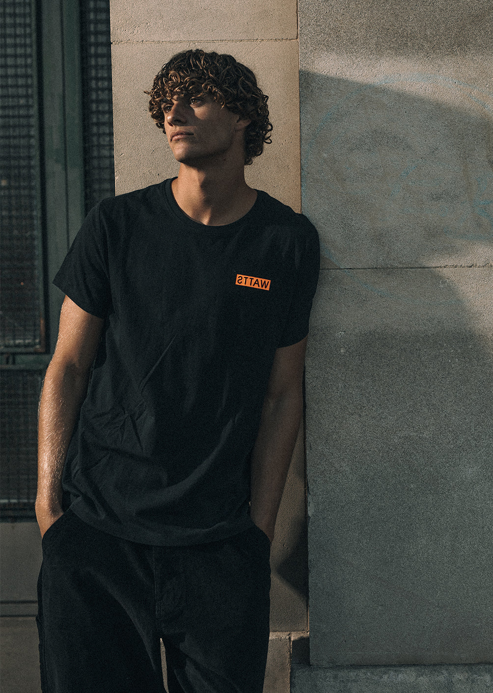 T-shirt Wattsadn - Full Black