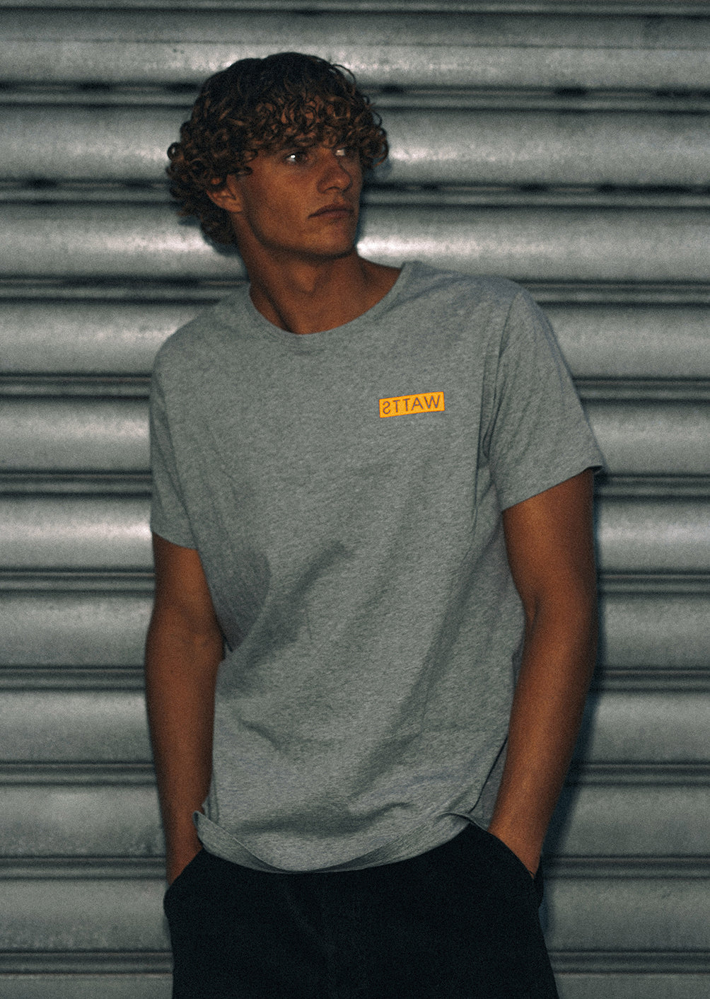 T-shirt Wattsadn - Medium Misty Grey