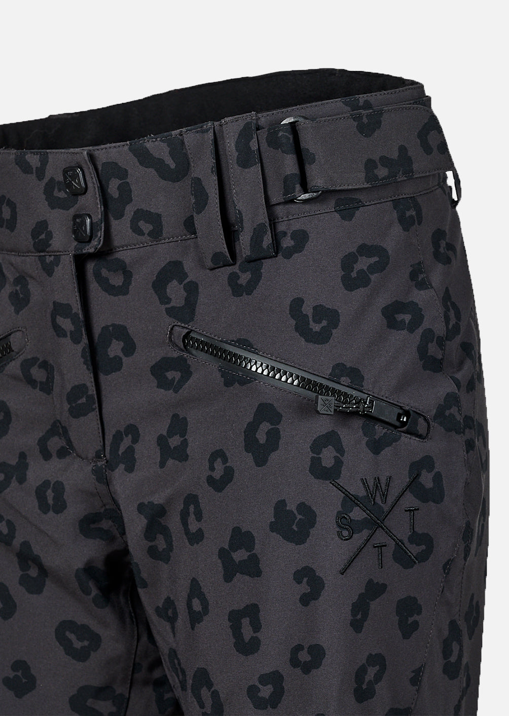 Pantalon de ski Way - Imprimé Léopard Noir