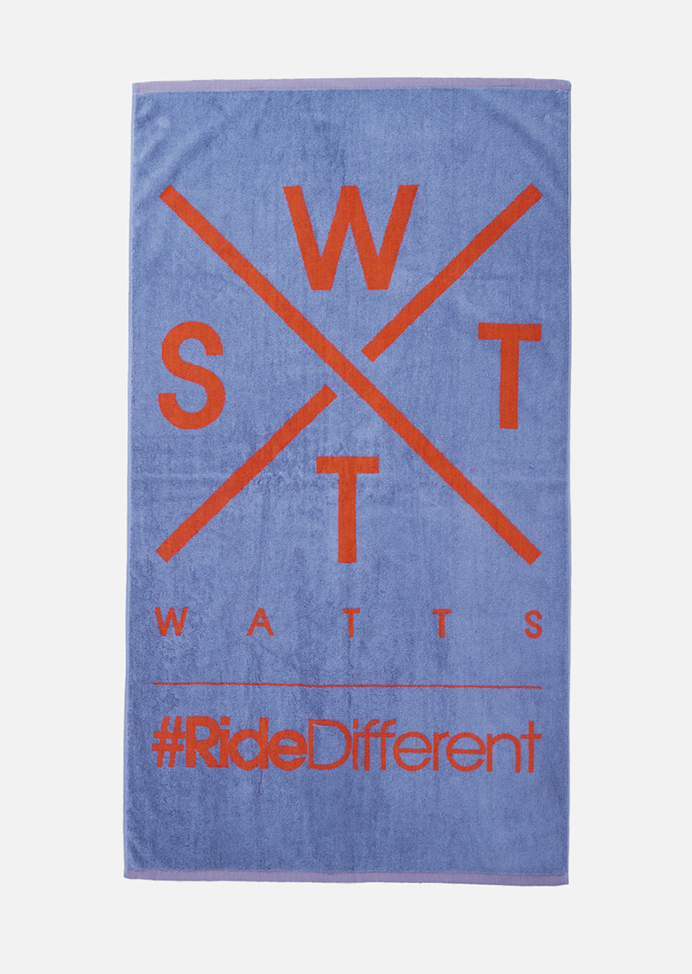 Serviette de bain Wipe - Bleu Gris et Orange Fluo