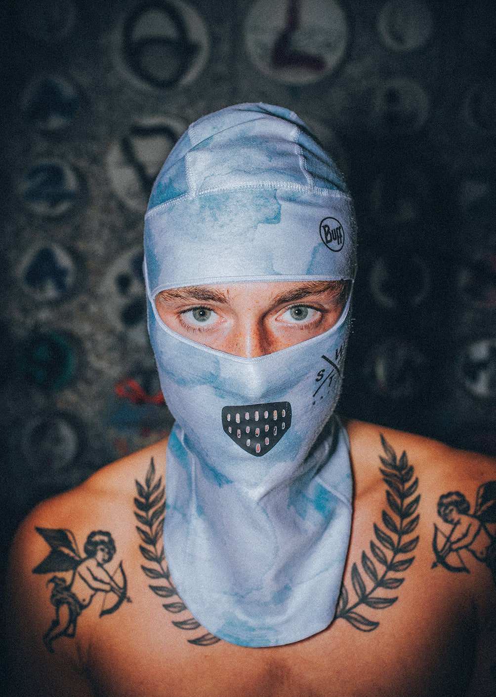 Wolf Balaclava - Blue Print