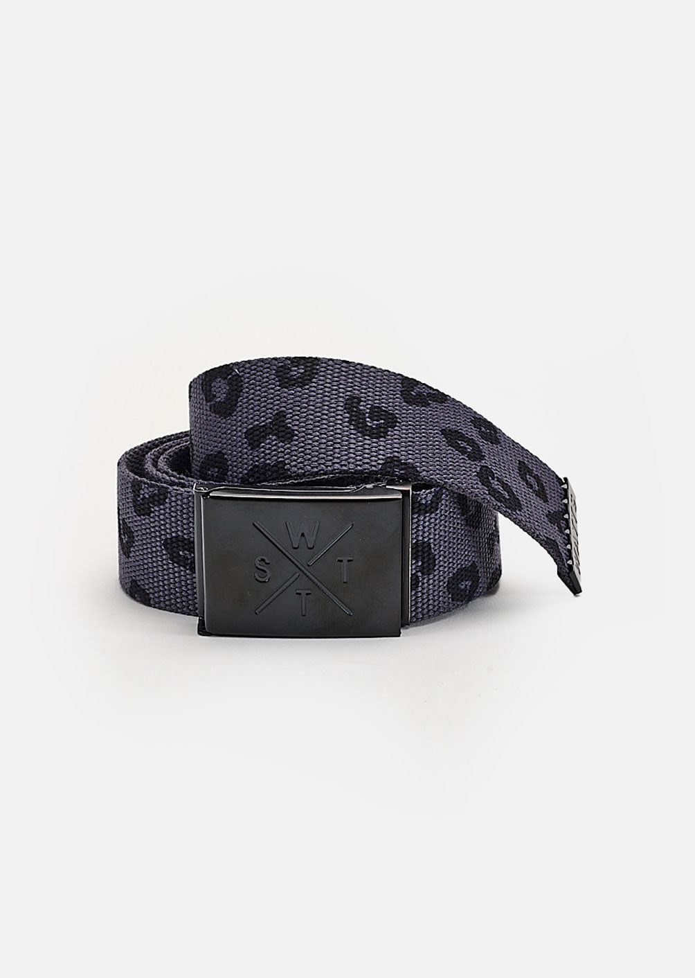 X-Link Belt - Black Leopard Print