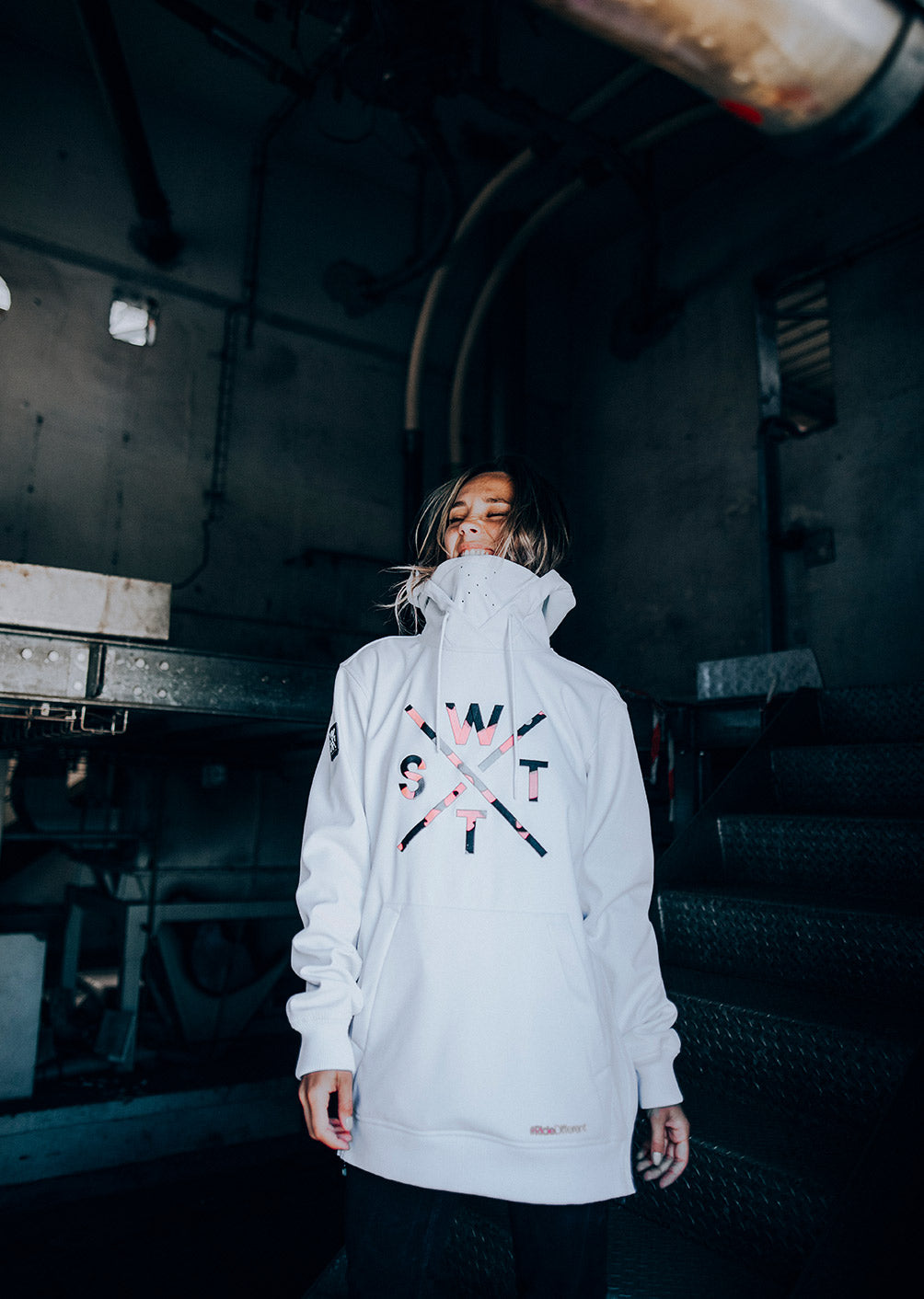Softshell X-Orbital - White / Neon Pink