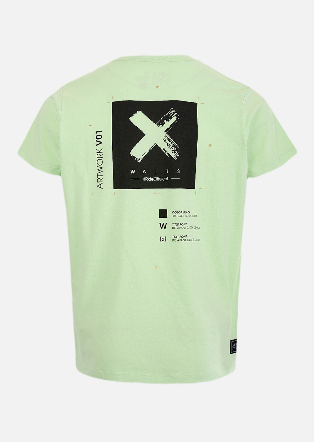 X-Pantone T-shirt - Pastel Green