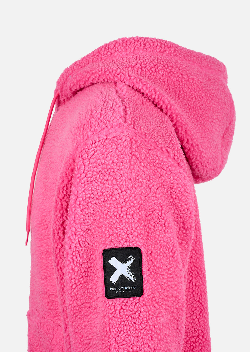 X-Block Kapuzen-Fleece - Rosa