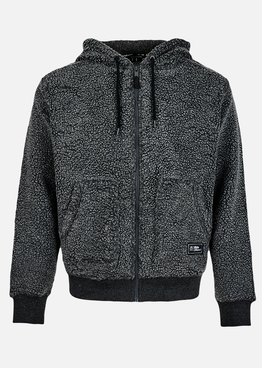X-Block Kapuzen-Fleece – Schwarz