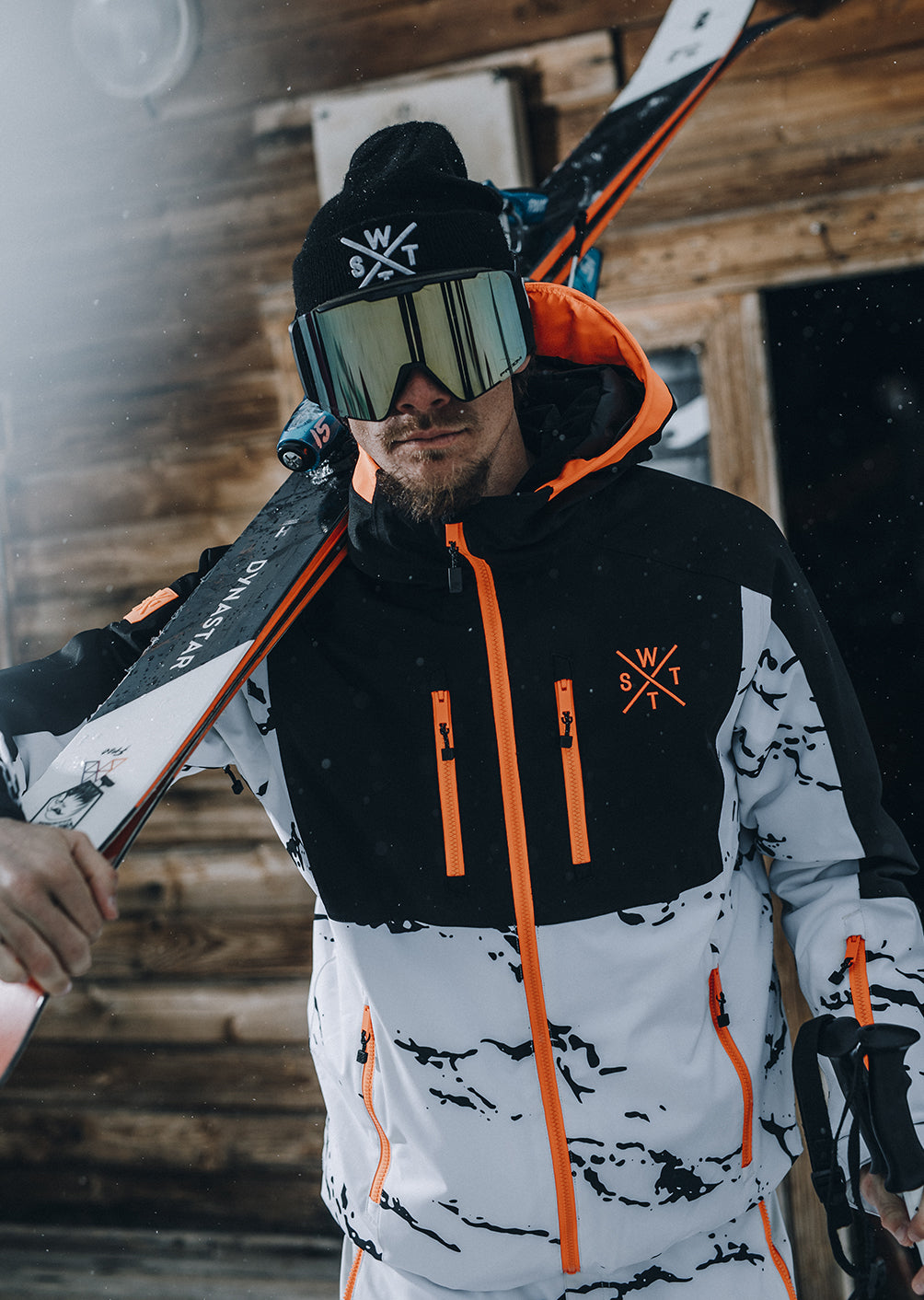 X-Blow Ski Jacket - Minimal Camo White
