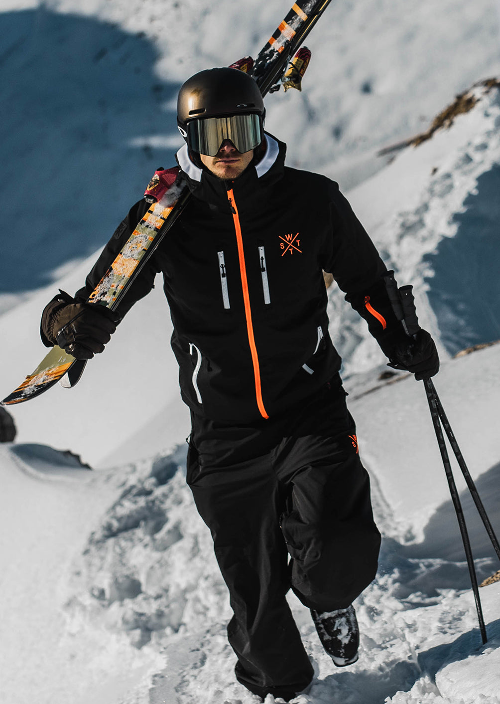 X-Blow Ski Jacket - Black and White