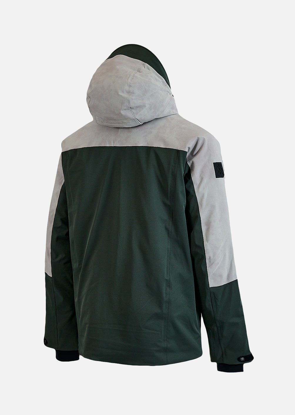 X-Blow Ski Jacket - Tie Dye Grey and Fluorescent Green