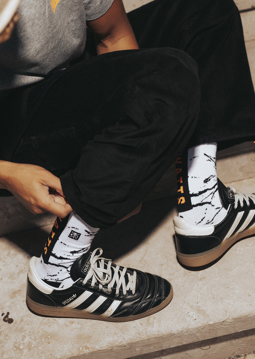 Chaussettes Xbowle - Minimal Camo White