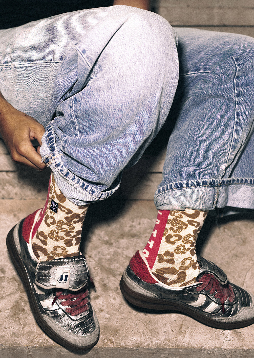 Chaussettes Xbowle - New Leopard Brown