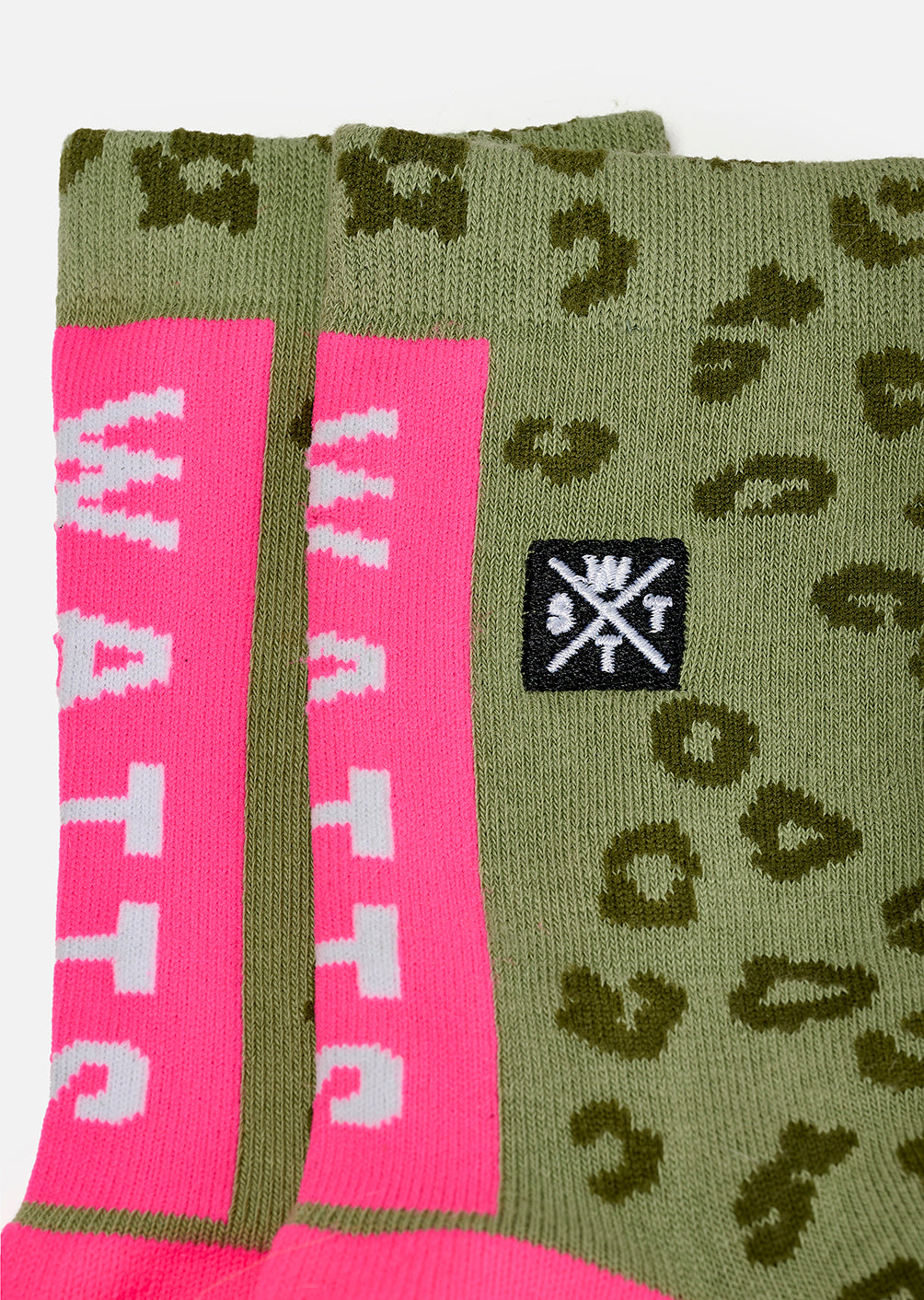 Chaussettes Xbowle - Léopard Olive