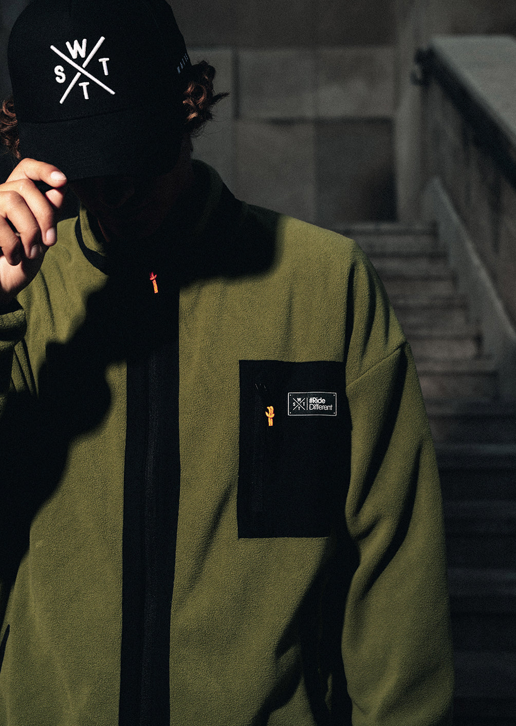 Veste polaire X-Cloud - Olive