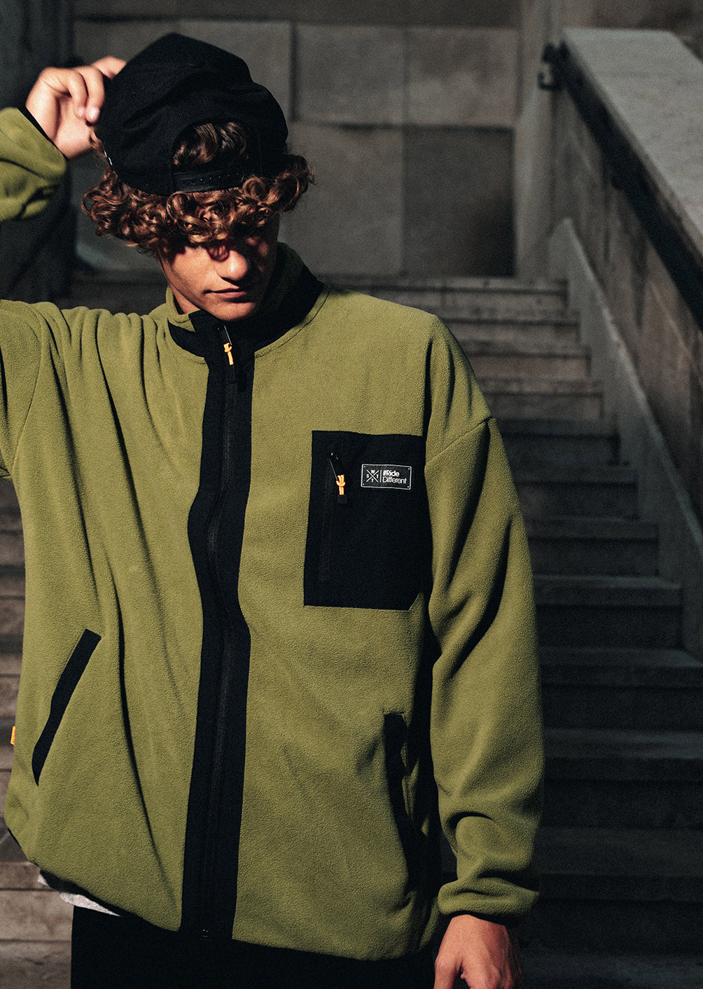 Veste polaire X-Cloud - Olive
