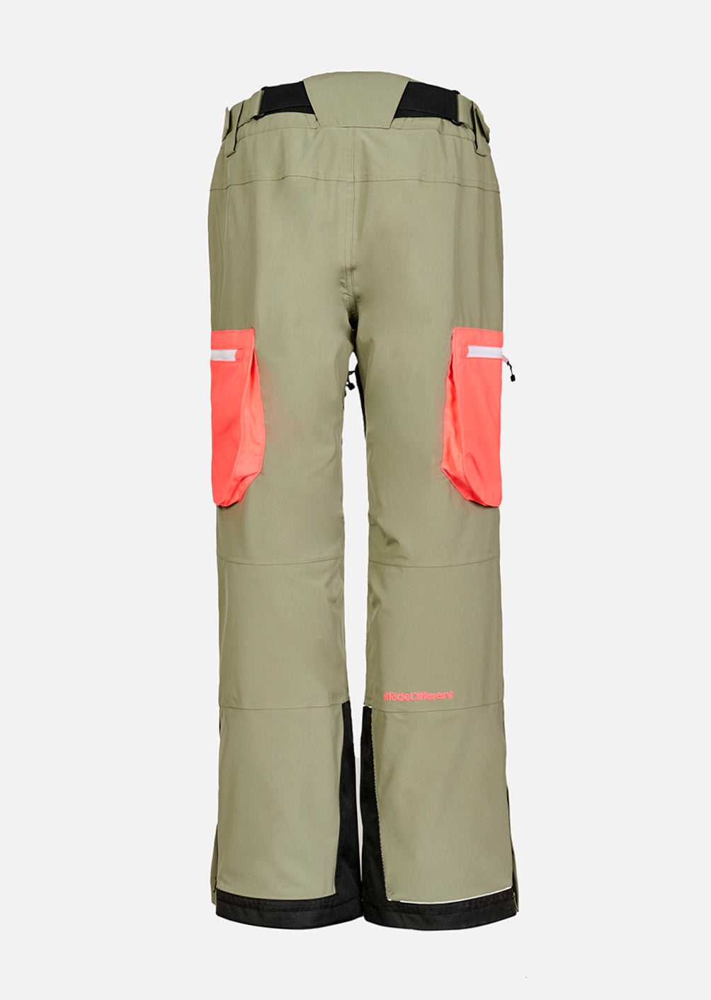 Pantalon de ski X-Elipse - Olive / Fluo Pink