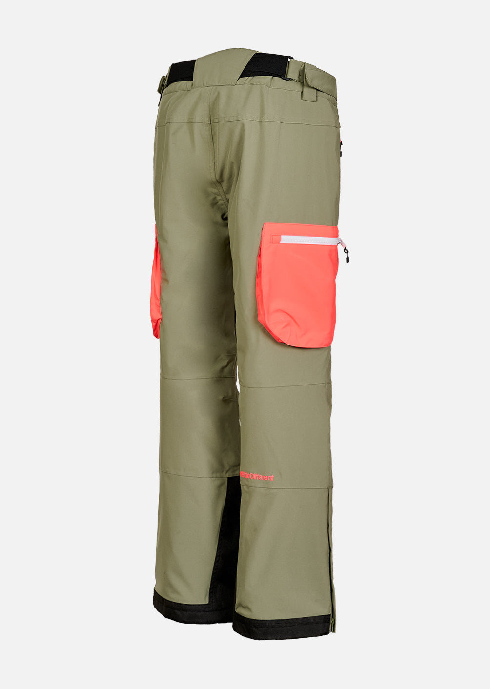 Pantalon de ski X-Elipse - Olive / Fluo Pink