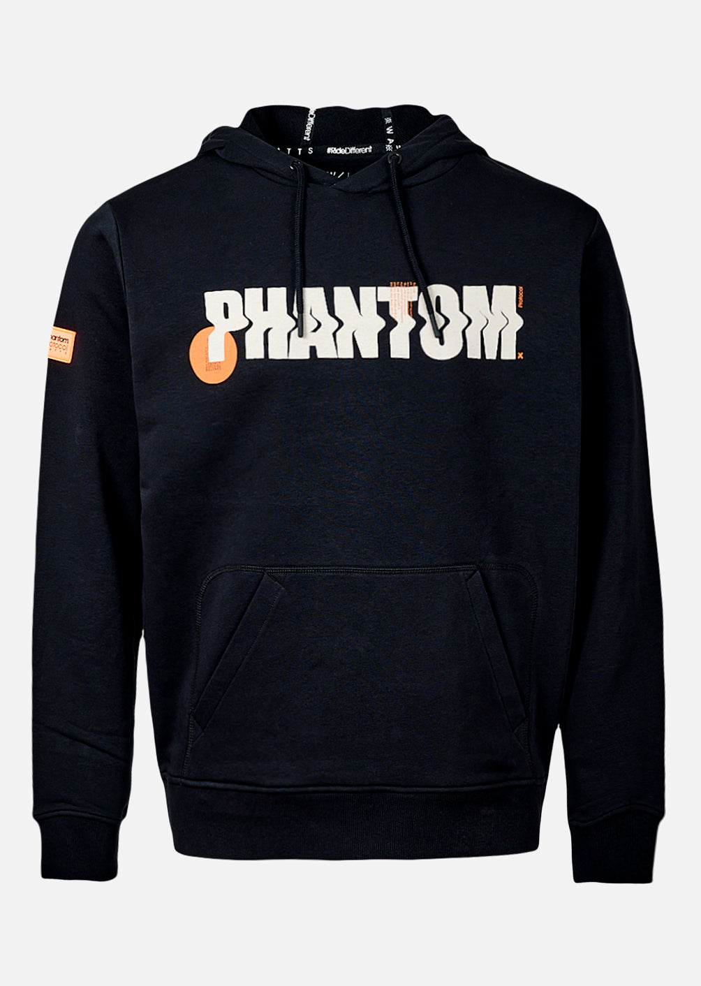 X-Falcons Hoodie - Black and Neon Orange