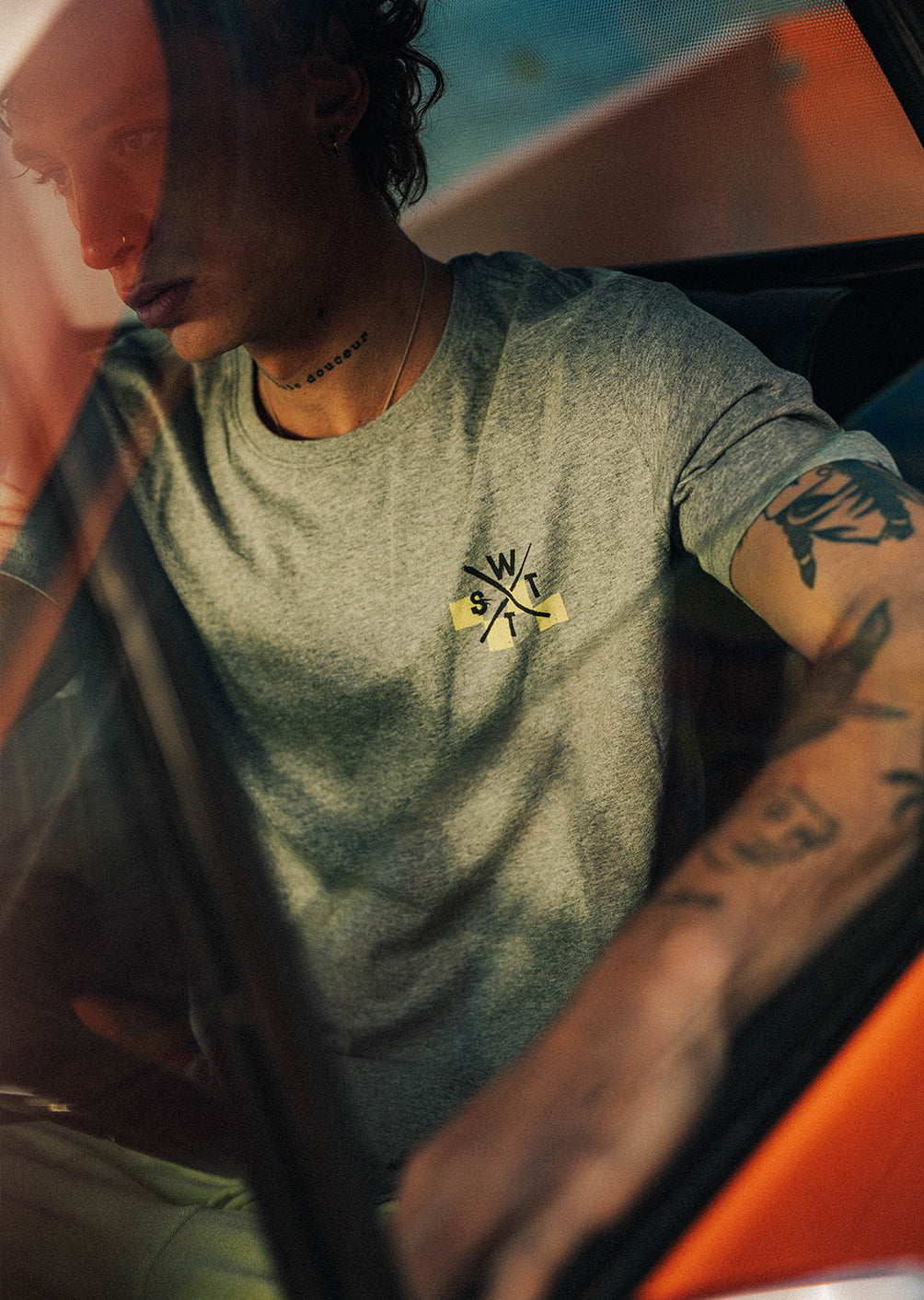 T-Shirt XFlam – Mittelgroß, Nebelgrau