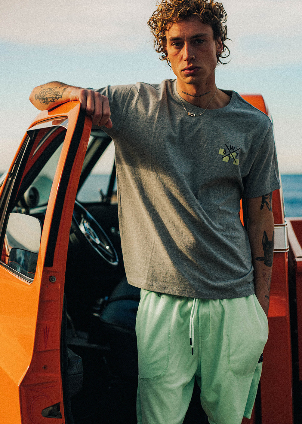 T-Shirt XFlam – Mittelgroß, Nebelgrau