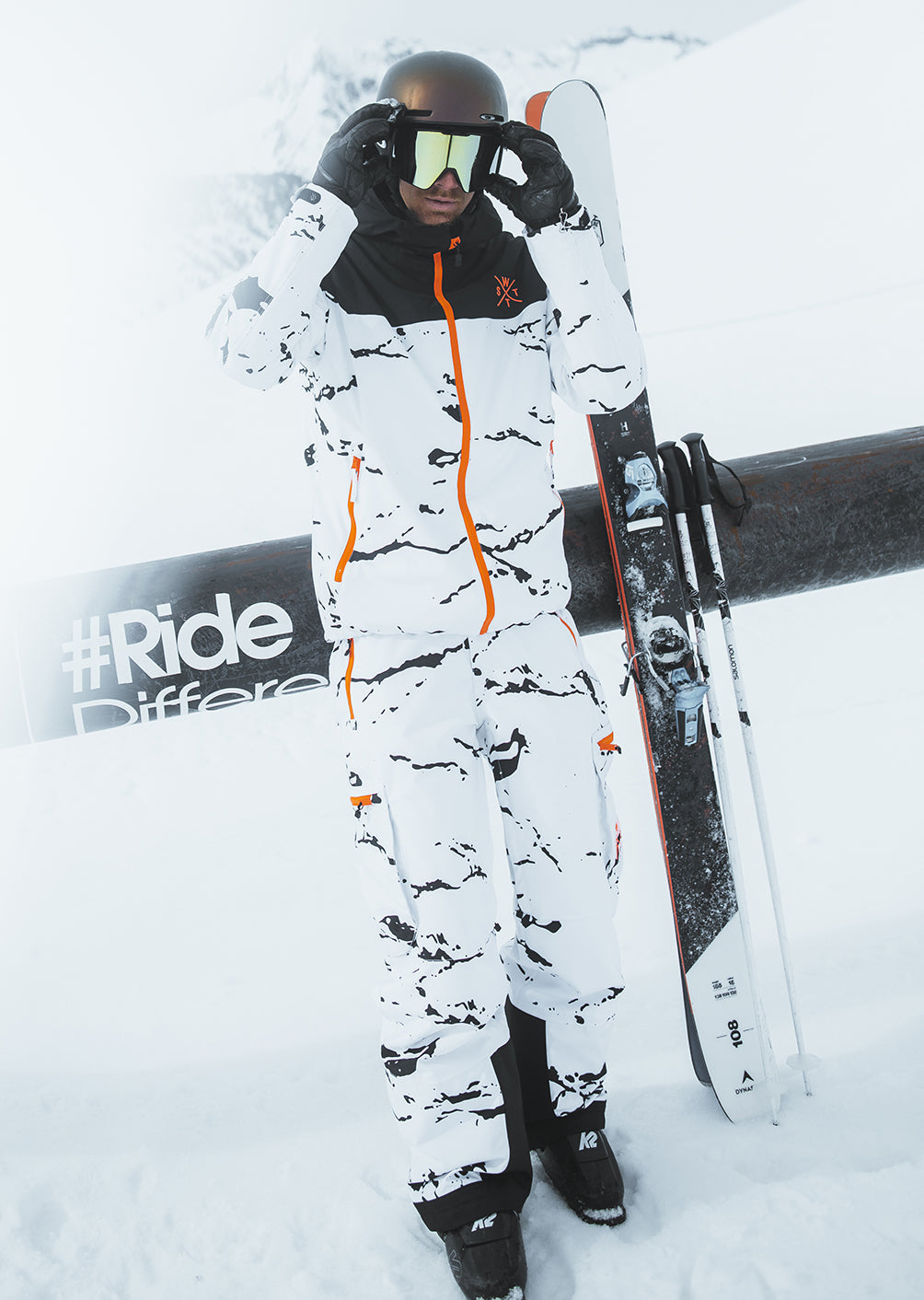 Veste de ski X-Gamma - Minimal Camo White
