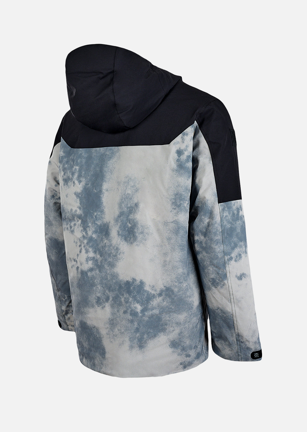 Veste de ski X-Gamma - Gris Tie and Dye et Vert Fluo