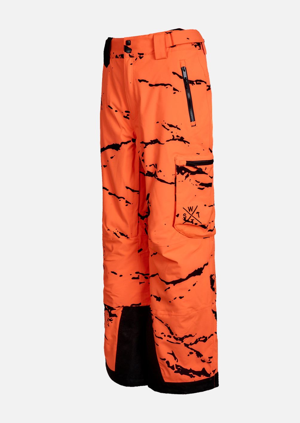 X-Grab Ski Pants - Minimal Camo Neon Orange