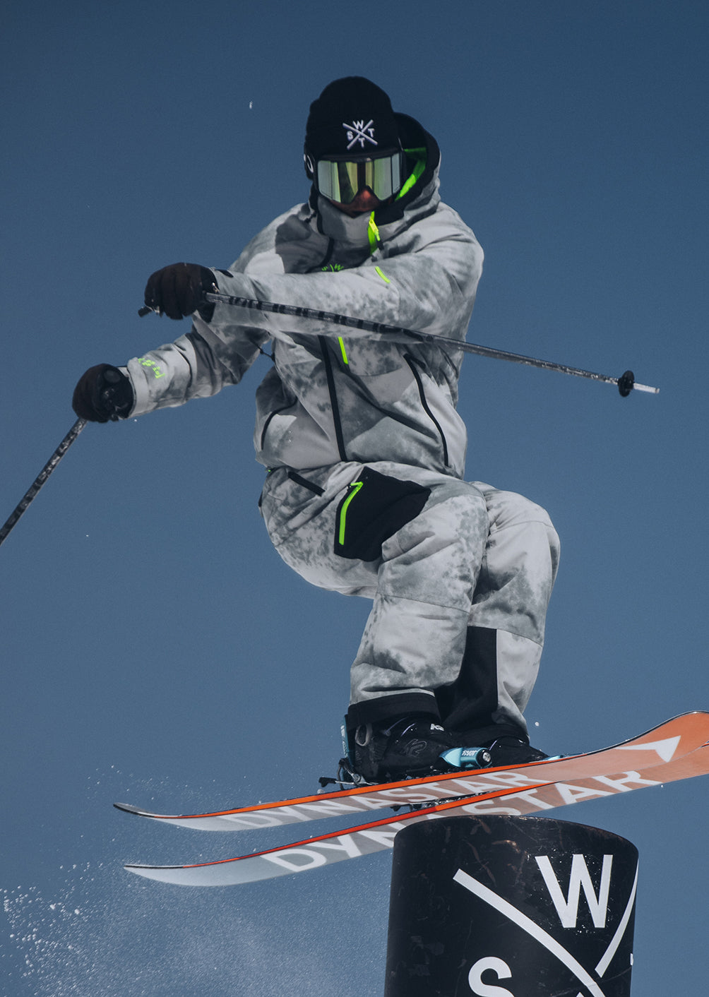 X-Grab Ski Pants - Acid Wash Limestone