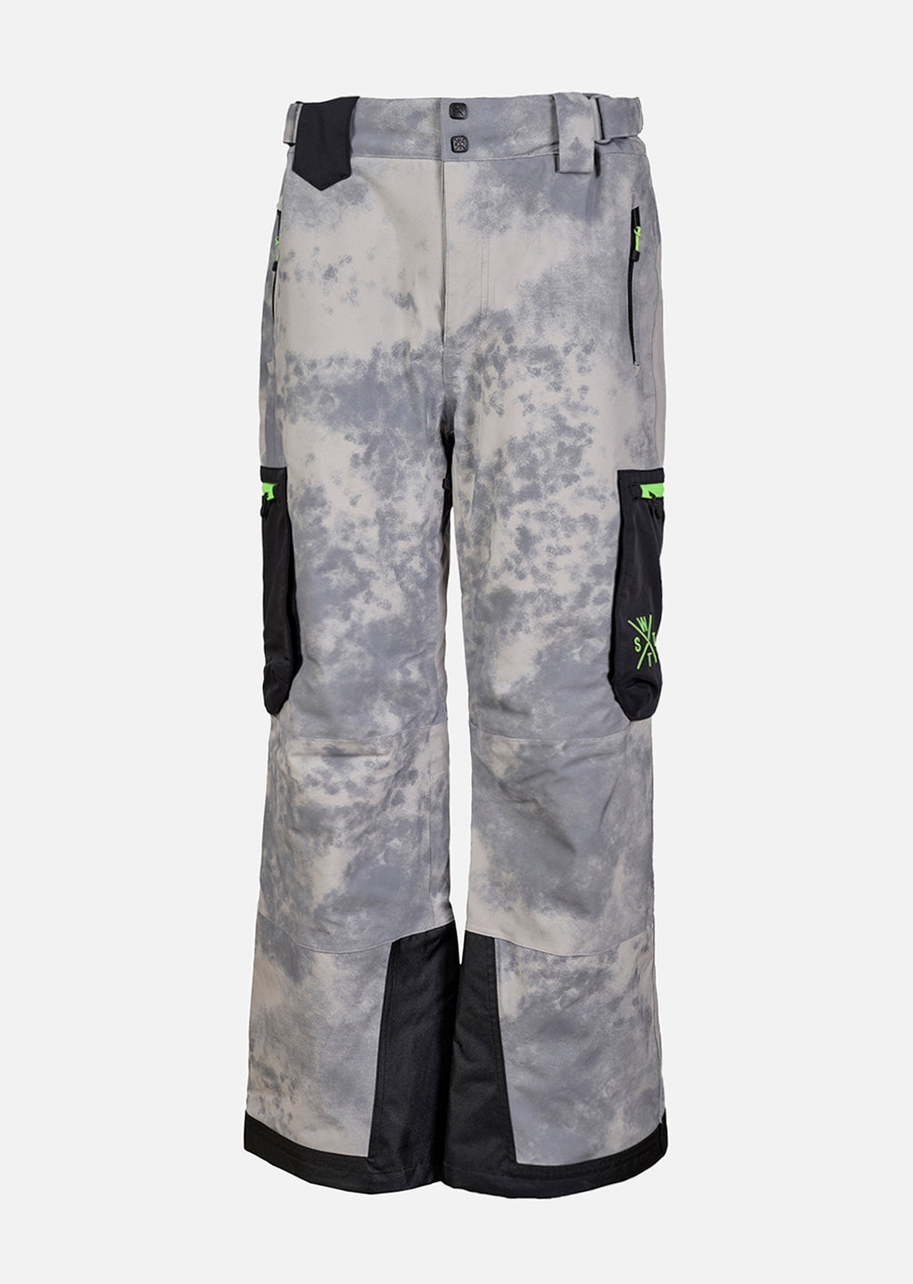 X-Grab Ski Pants - Acid Wash Limestone