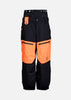 Pantalon de ski X-Gravity - Noir / Orange Fluo