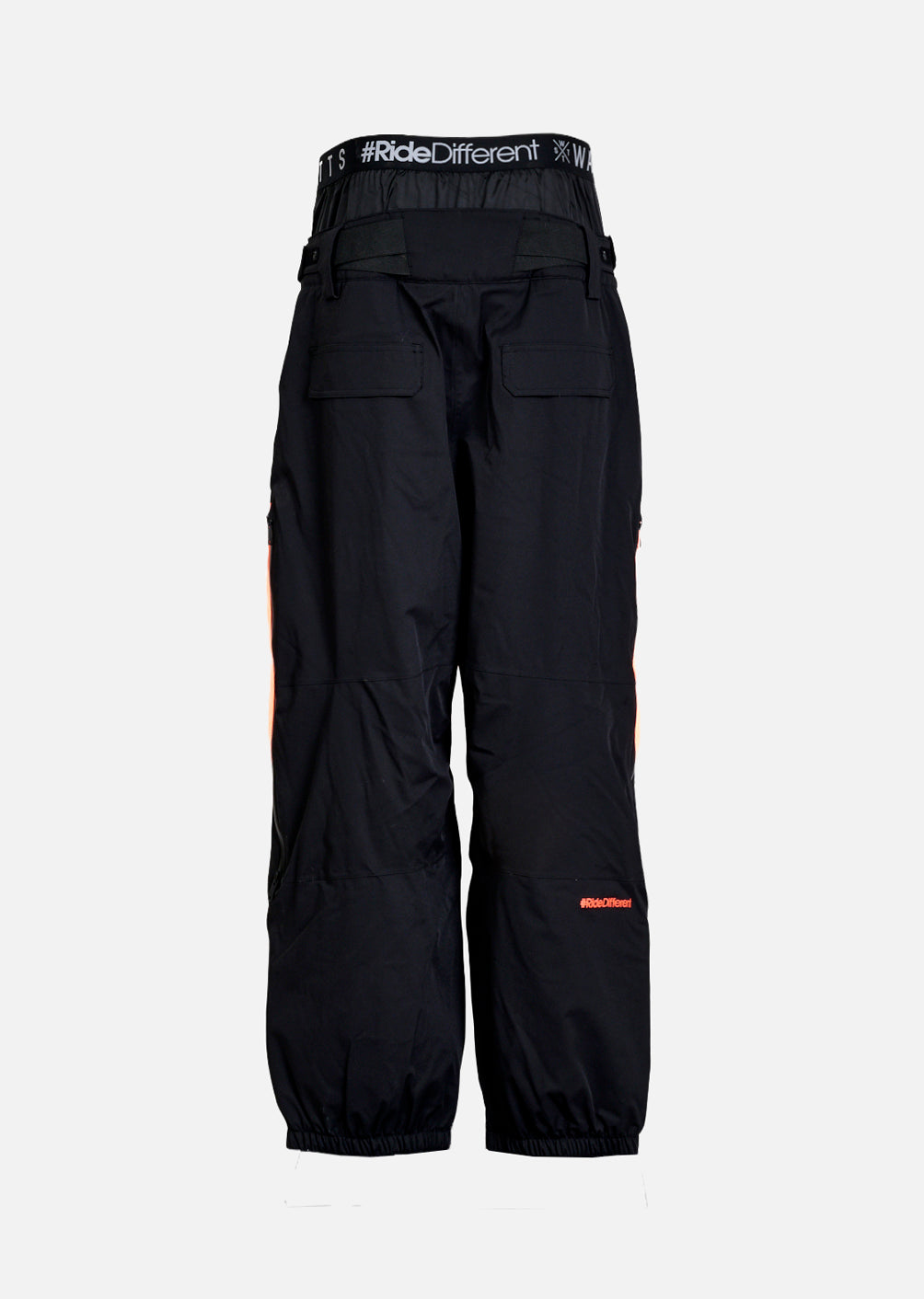 Pantalon de ski X-Gravity - Noir / Orange Fluo