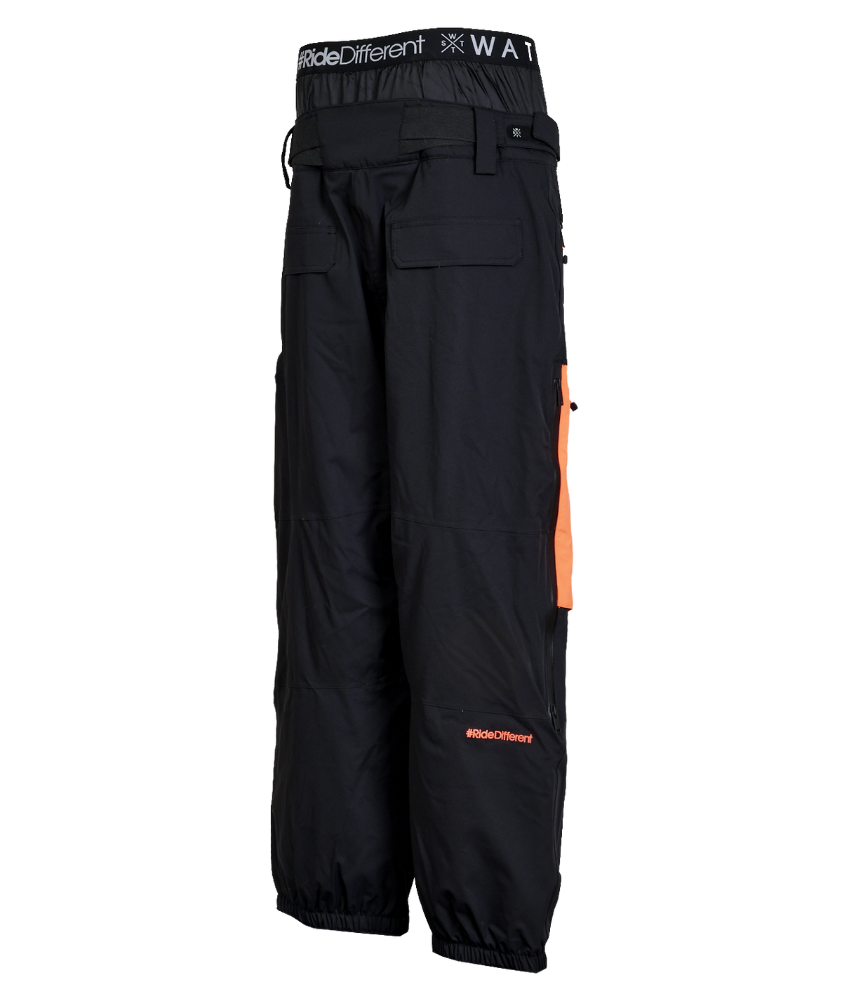 Pantalon de ski X-Gravity - Noir / Orange Fluo