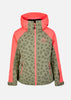 X-Ices Ski Jacket - Olive / Fluo Pink