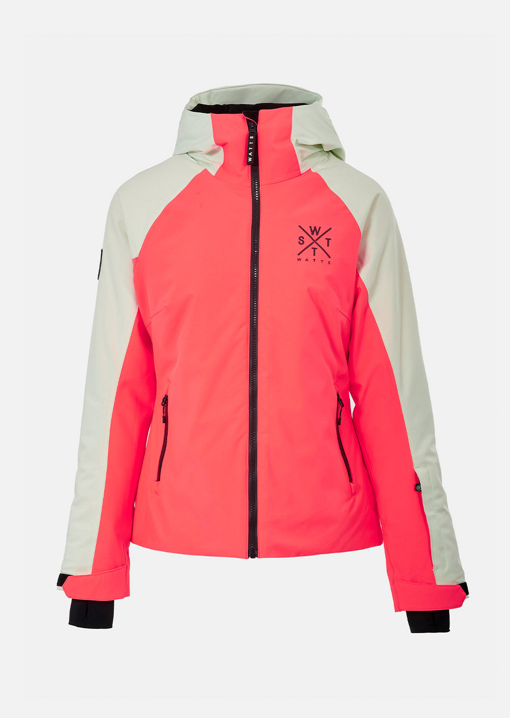 Veste de ski X-Ice - Rose Fluo et Vert
