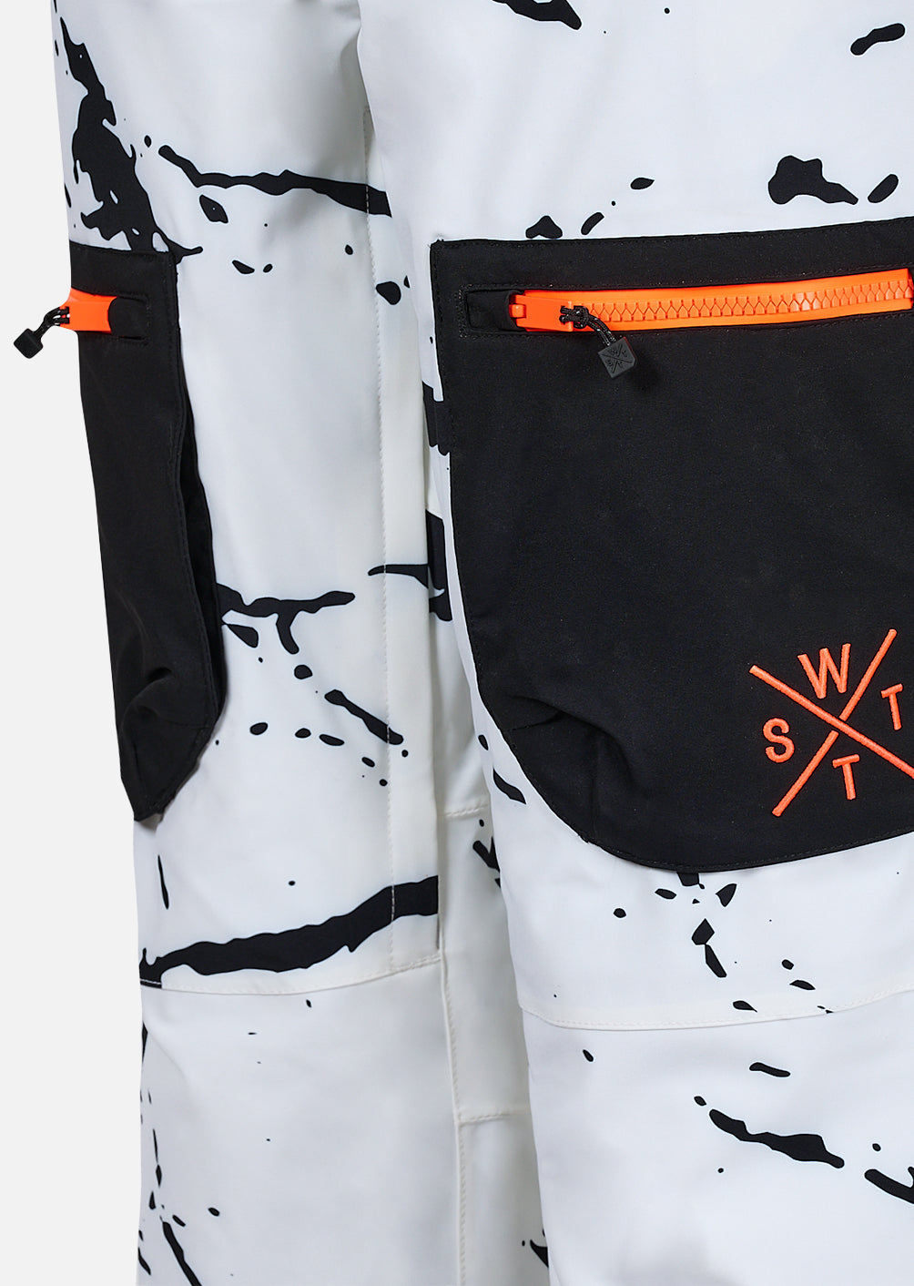 X-JIB Junior Ski Pants - White Camouflage