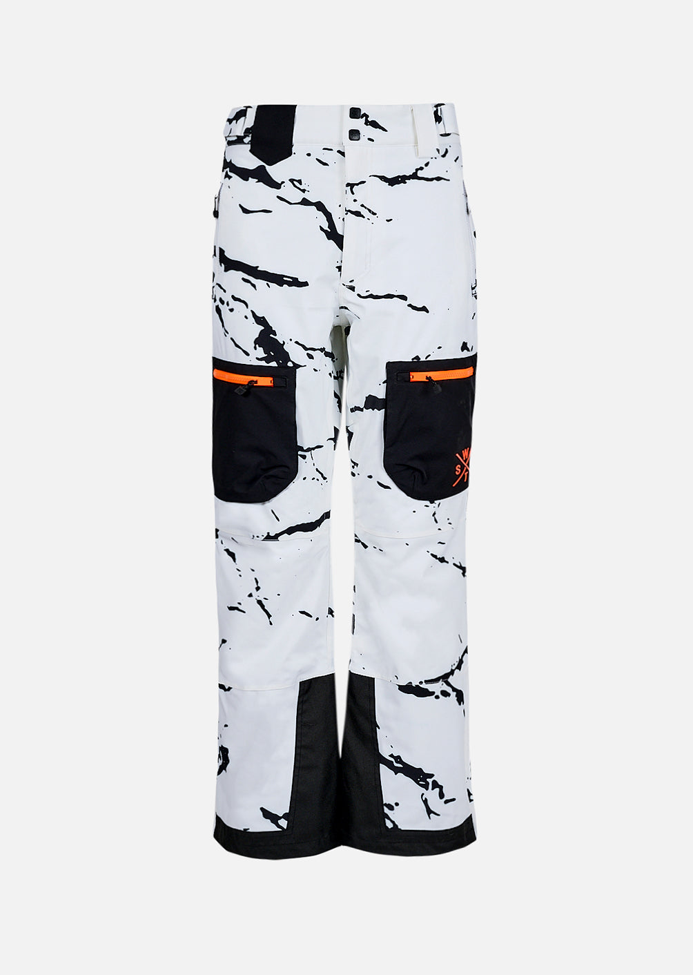 X-JIB Junior Ski Pants - White Camouflage