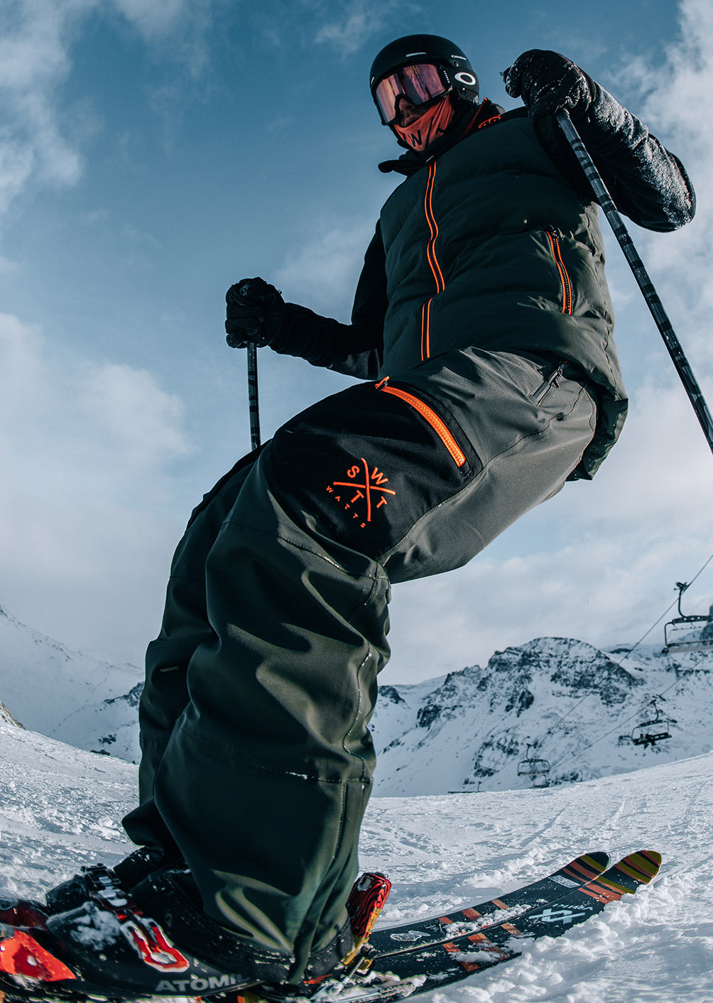 Pantalon de ski X Jib - Vert Sapin