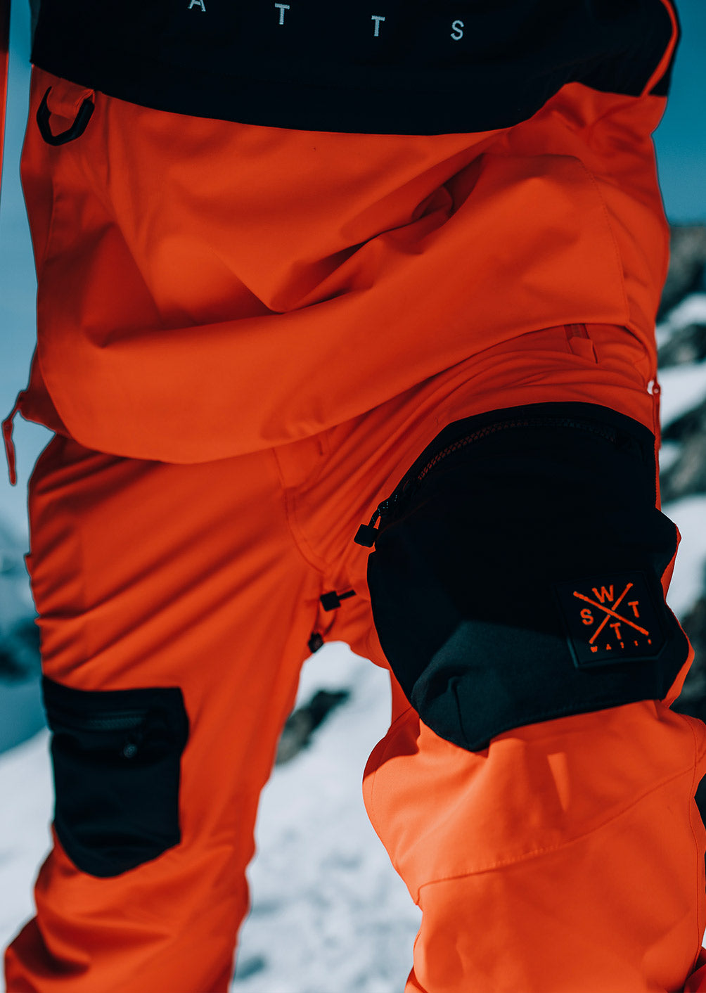 X Jib Ski Pants - Fluo Orange
