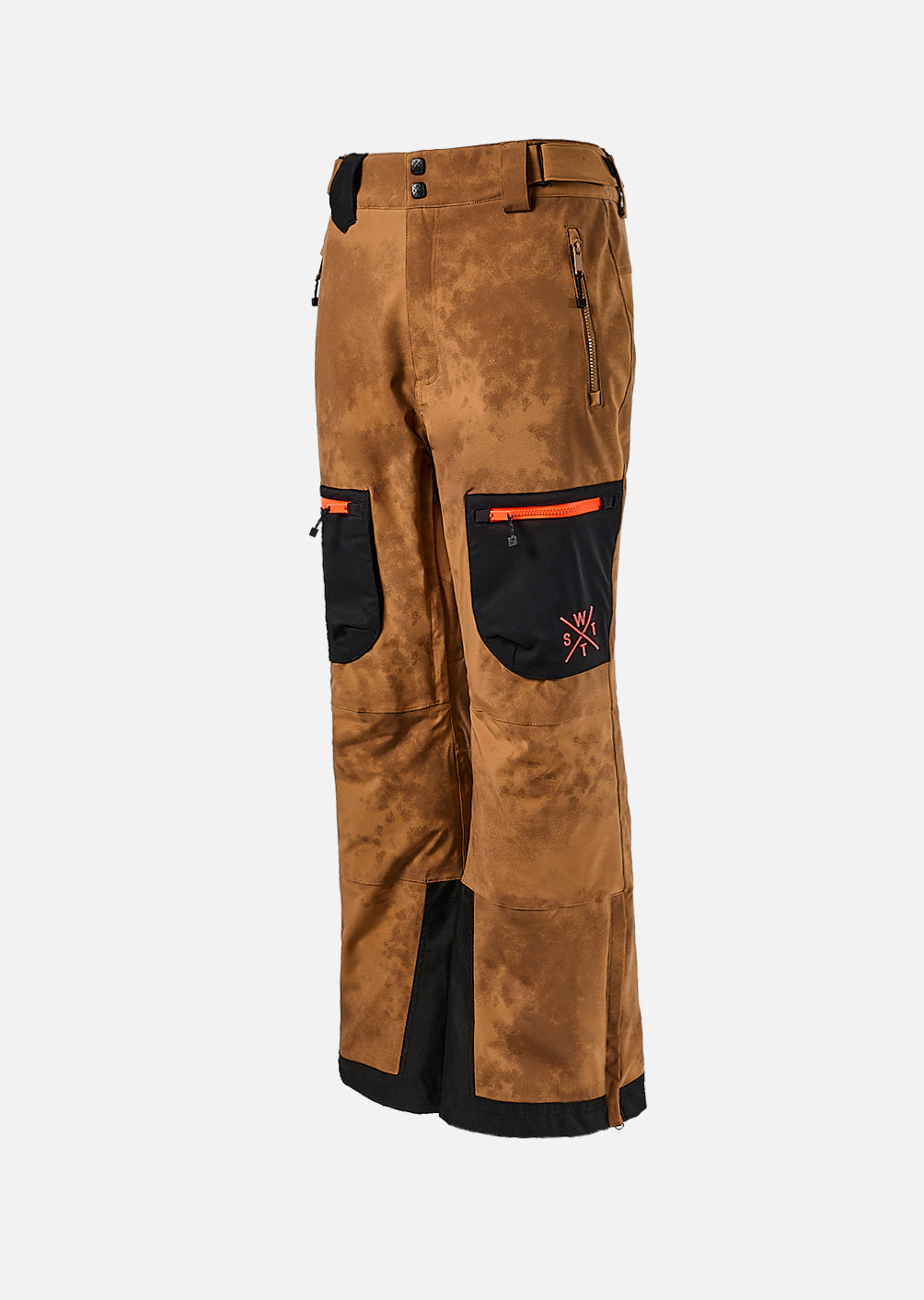 X-Jib Ski Pants - Brown Tie Dye