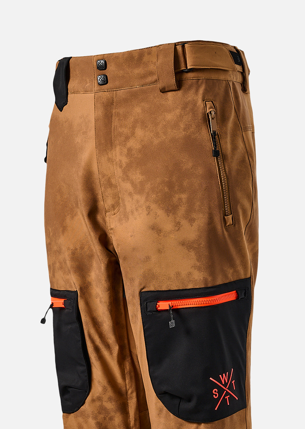 X-Jib Ski Pants - Brown Tie Dye