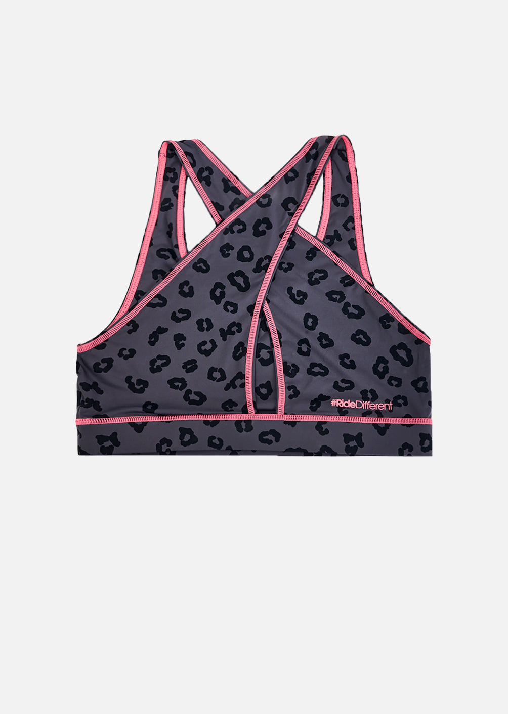 Brassière de bain Xlennox - Leopard Dark Iron