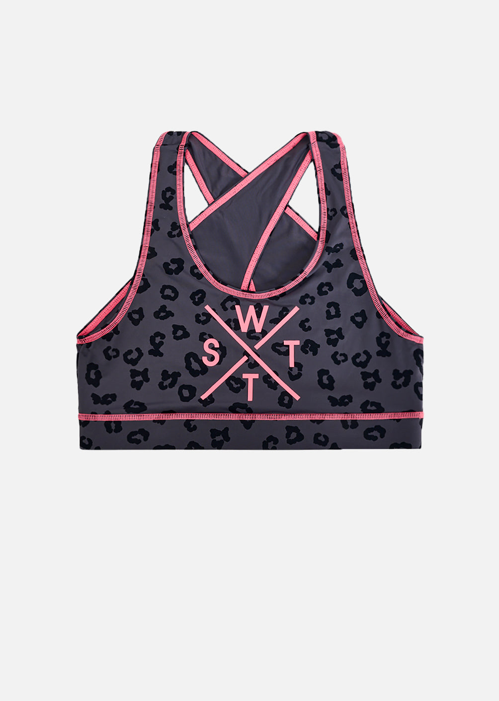 Brassière de bain Xlennox - Leopard Dark Iron